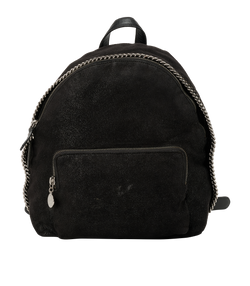 Mini Falabella Backpack, Faux Leather, Black, MII, DB ,2*